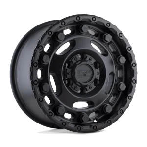 Black Rhino – GLACIER – Black – 17″x8″ 45mm – All weather Wheels – 1780GCR455130M78